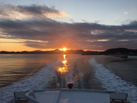 058 Back to Mihara in dusk